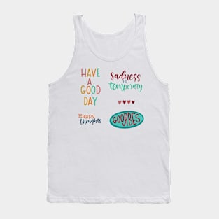 Positive Vibes Sticker Pack Tank Top